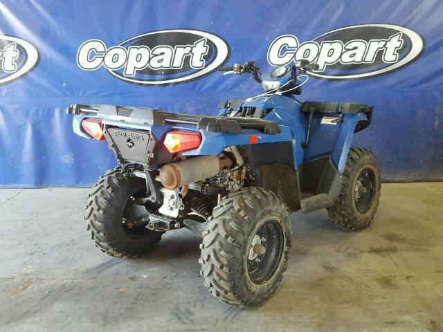 4XASEA326FA201747 - 2015 POLARIS SPORTSMAN BLUE photo 4