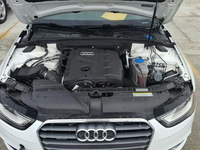 WAUBFAFL9DN026486 - 2013 AUDI A4 PREMIUM WHITE photo 7