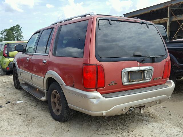 5LMEU27A9YLJ40569 - 2000 LINCOLN NAVIGATOR 红色 照片 3