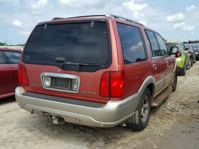 5LMEU27A9YLJ40569 - 2000 LINCOLN NAVIGATOR 红色 照片 4