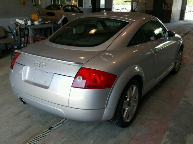 TRUSC28N351004630 - 2005 AUDI TT SILVER photo 4