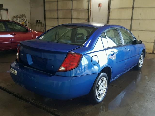 1G8AJ52F64Z146320 - 2004 SATURN ION LEVEL BLUE photo 4