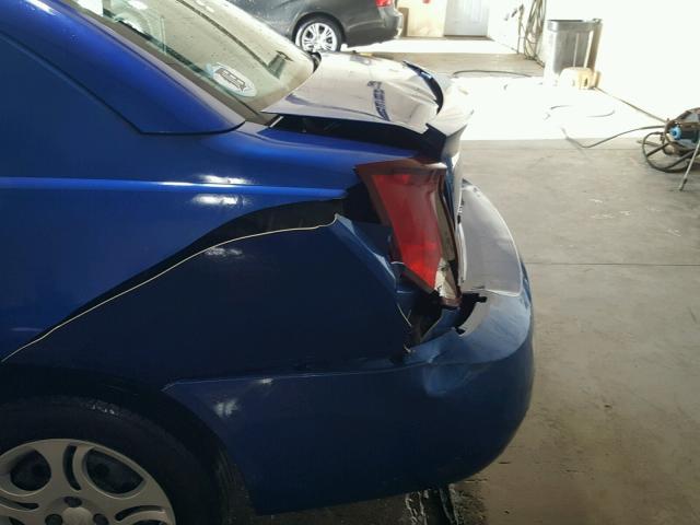 1G8AJ52F64Z146320 - 2004 SATURN ION LEVEL BLUE photo 9