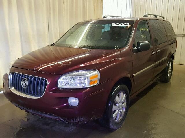 5GADV331X7D115024 - 2007 BUICK TERRAZA CX BURGUNDY photo 2