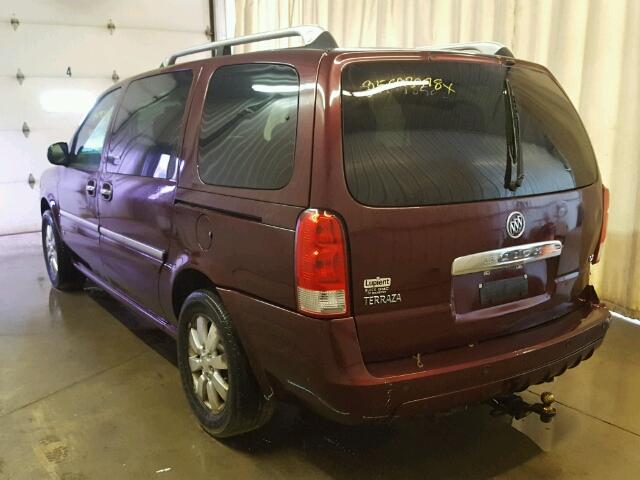 5GADV331X7D115024 - 2007 BUICK TERRAZA CX BURGUNDY photo 3