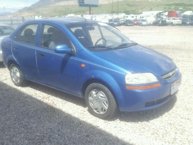 KL1TD52614B147056 - 2004 CHEVROLET AVEO BLUE photo 1