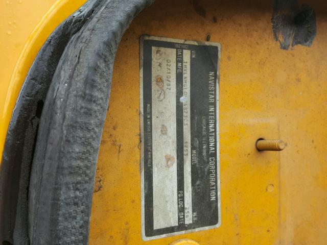 1HVLNHGL0HH487303 - 1987 INTERNATIONAL S-SERIES 1 黄色 照片 10