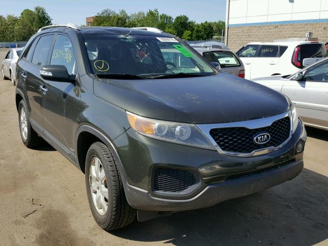 5XYKTDA28BG160941 - 2011 KIA SORENTO BA GREEN photo 1