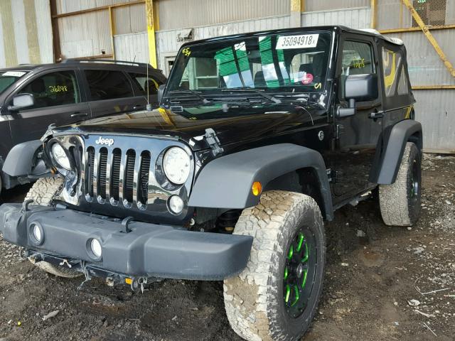 1C4AJWAG2HL594097 - 2017 JEEP WRANGLER S BLACK photo 2
