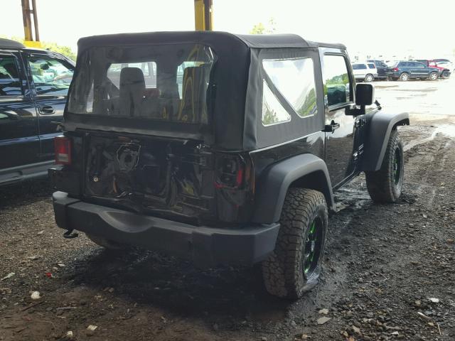 1C4AJWAG2HL594097 - 2017 JEEP WRANGLER S BLACK photo 4