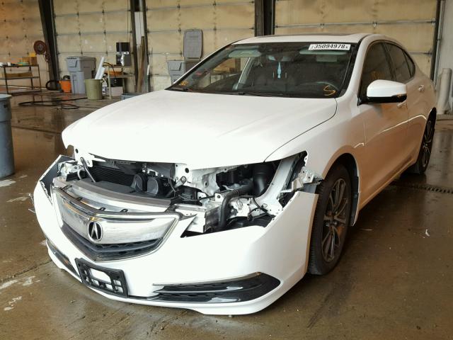 19UUB3F55GA002834 - 2016 ACURA TLX TECH WHITE photo 2
