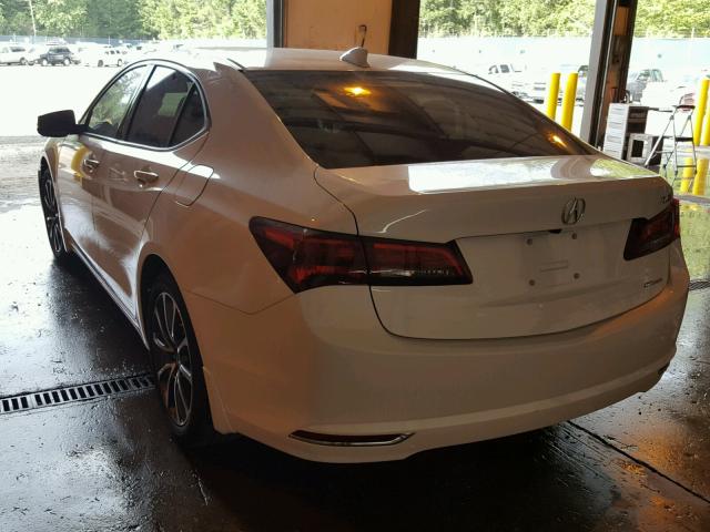 19UUB3F55GA002834 - 2016 ACURA TLX TECH WHITE photo 3