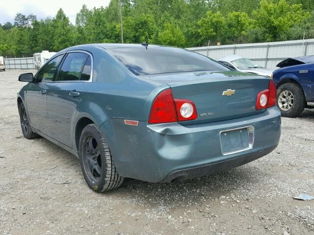 1G1ZG57B39F252576 - 2009 CHEVROLET MALIBU LS ნაცრისფერი ფოტო 3