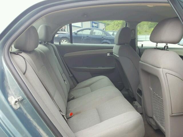 1G1ZG57B39F252576 - 2009 CHEVROLET MALIBU LS ნაცრისფერი ფოტო 6