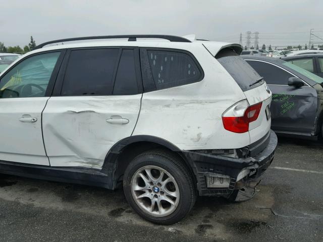 WBXPA73415WC45564 - 2005 BMW X3 2.5I WHITE photo 9