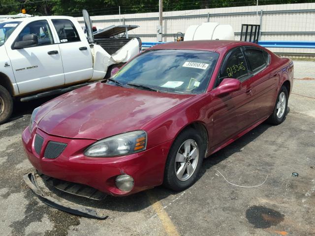 2G2WP552661113191 - 2006 PONTIAC GRAND PRIX MAROON photo 2