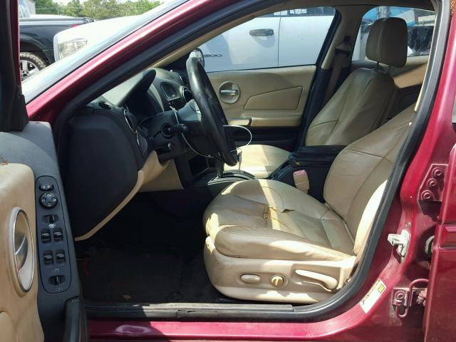 2G2WP552661113191 - 2006 PONTIAC GRAND PRIX MAROON photo 5