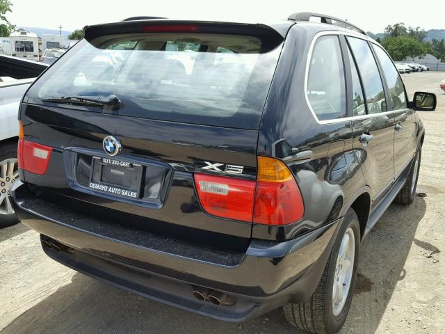 WBAFB33551LH23663 - 2001 BMW X5 4.4I BLACK photo 4