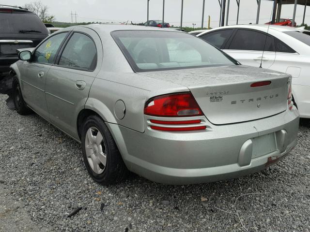 1B3EL46R25N601383 - 2005 DODGE STRATUS SX SILVER photo 3