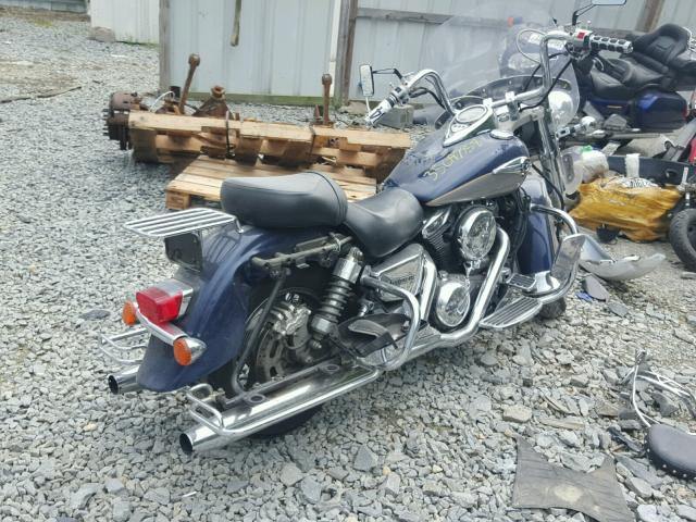 JKBVNAL164A028943 - 2004 KAWASAKI VN1500 L BLUE photo 4