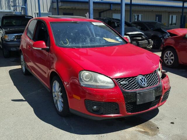 WVWEV71K96W118599 - 2006 VOLKSWAGEN NEW GTI RED photo 1