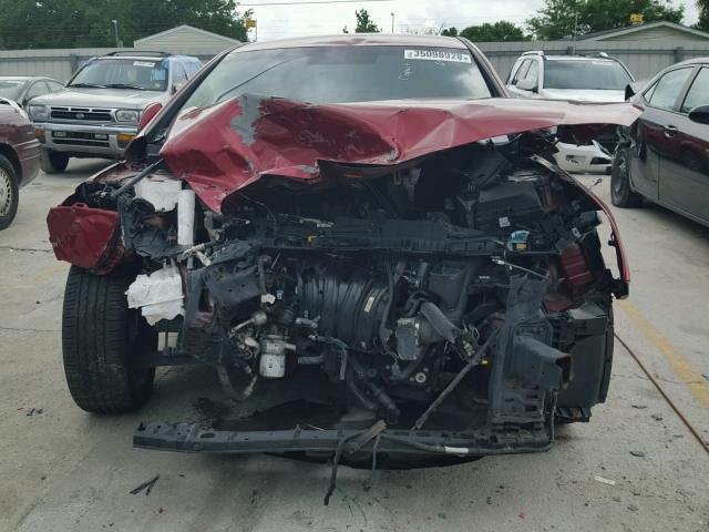 5NPE34AF0FH117497 - 2015 HYUNDAI SONATA SPO RED photo 9