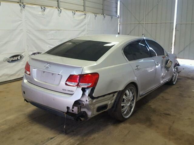 JTHBH96S565042625 - 2006 LEXUS GS GENERAT SILVER photo 4