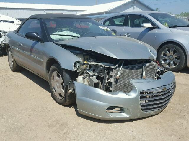 1C3EL45R35N639032 - 2005 CHRYSLER SEBRING SILVER photo 1