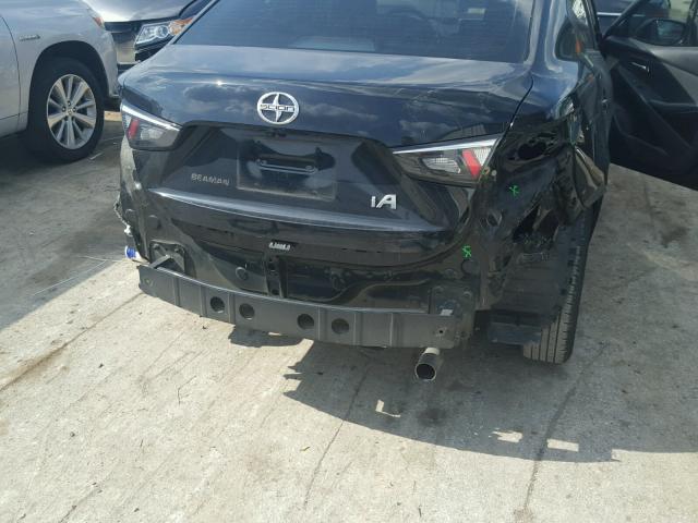 3MYDLBZV6GY121362 - 2016 TOYOTA SCION IA BLACK photo 9