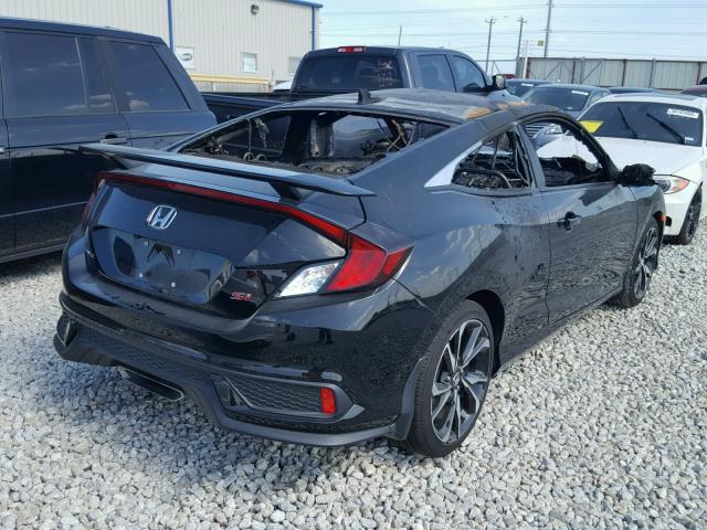 2HGFC3A58HH755046 - 2017 HONDA CIVIC SI BLACK photo 4