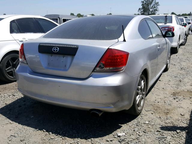 JTKDE177070217644 - 2007 TOYOTA SCION TC SILVER photo 4