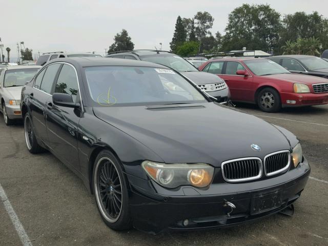 WBAGL63442DP51876 - 2002 BMW 745 I BLACK photo 1