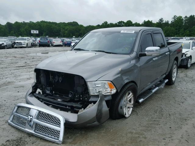 1C6RD6PTXCS294117 - 2012 DODGE RAM 1500 L GRAY photo 2