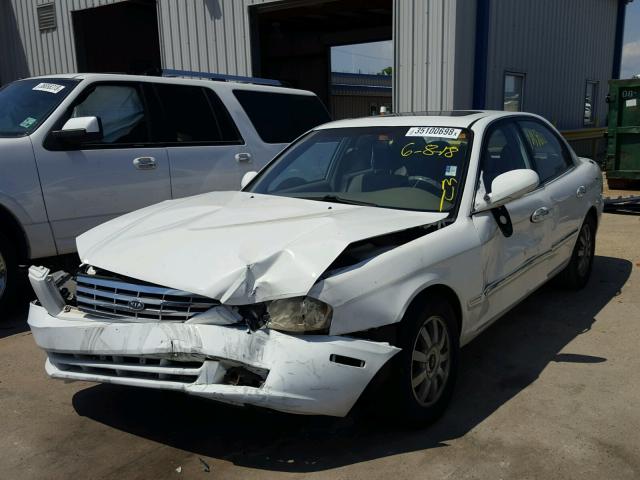 KNAGD126415086831 - 2001 KIA OPTIMA MAG WHITE photo 2