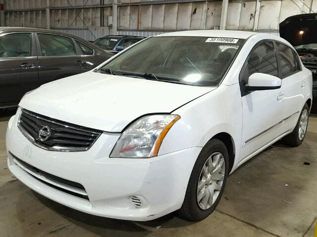 3N1AB6AP2BL712077 - 2011 NISSAN SENTRA 2.0 WHITE photo 2