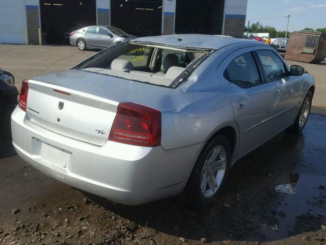 2B3KA53H66H255438 - 2006 DODGE CHARGER R/ SILVER photo 4