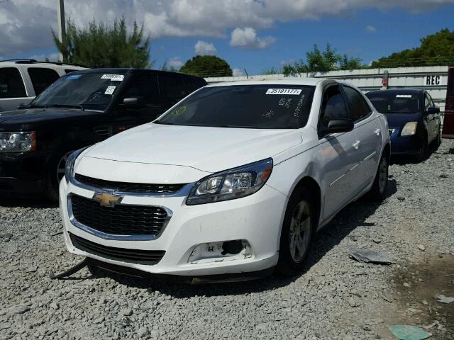 1G11B5SL3FF291501 - 2015 CHEVROLET MALIBU WHITE photo 2