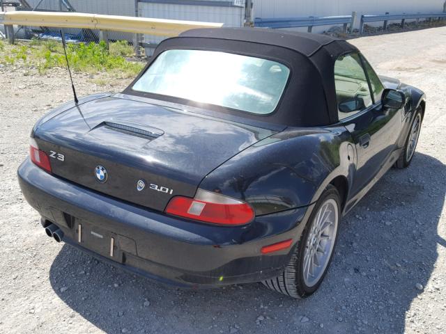4USCN53462LL50769 - 2002 BMW Z3 3.0 BLACK photo 4