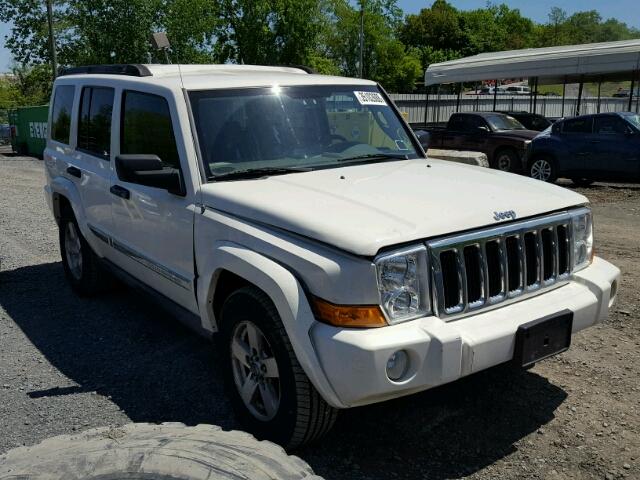 1J8HG48N66C122139 - 2006 JEEP COMMANDER WHITE photo 1