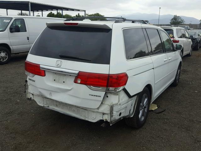 5FNRL38998B062660 - 2008 HONDA ODYSSEY TO WHITE photo 4