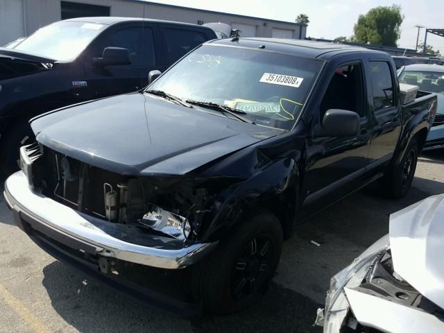 1GCDT43E588202885 - 2008 CHEVROLET COLORADO L BLACK photo 2