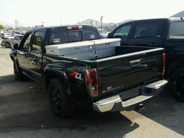 1GCDT43E588202885 - 2008 CHEVROLET COLORADO L BLACK photo 3