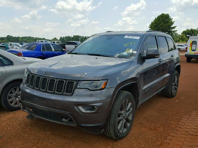 1C4RJFBG5GC33824V - 2016 JEEP GRAND CHER GRAY photo 2