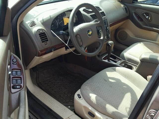 1G1ZS57F37F256299 - 2007 CHEVROLET MALIBU LS 棕色 照片 9
