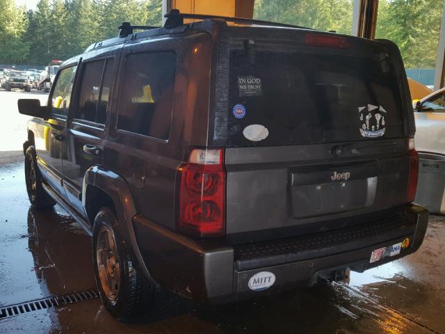 1J8HH48NX6C133190 - 2006 JEEP COMMANDER GRAY photo 3