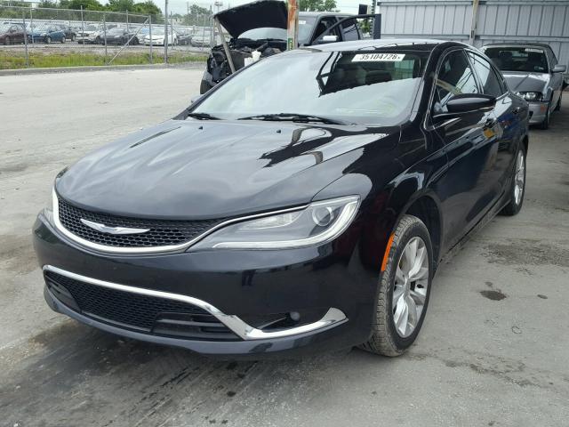 1C3CCCCB9FN584014 - 2015 CHRYSLER 200 C BLACK photo 2