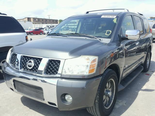 5N1AA08A86N730745 - 2006 NISSAN ARMADA SE CHARCOAL photo 2