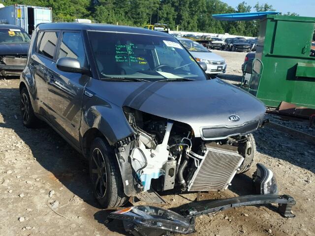 KNDJN2A2XF7200613 - 2015 KIA SOUL GRAY photo 1