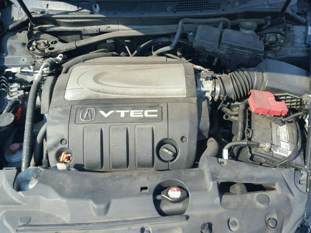 JH4KB165X5C009529 - 2005 ACURA RL შავი ფოტო 7