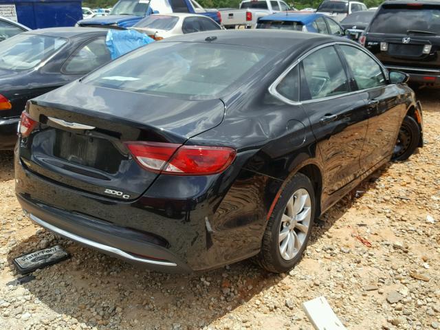 1C3CCCCB5FN599299 - 2015 CHRYSLER 200 C BLACK photo 4